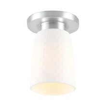 Load image into Gallery viewer, Oxford Flush Mount Ceiling Light in Brushed Aluminum.
