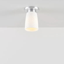 Load image into Gallery viewer, Oxford Flush Mount Ceiling Light in Detail.
