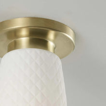 Load image into Gallery viewer, Oxford Flush Mount Ceiling Light in Detail.
