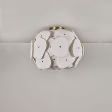 Load image into Gallery viewer, Pebble Flush Mount Ceiling Light in Detail.
