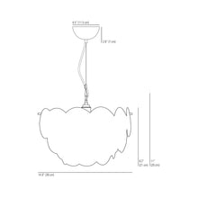 Load image into Gallery viewer, Pembridge Pendant Light - line drawing.
