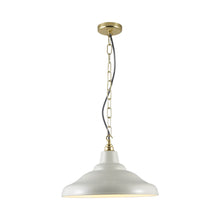 Load image into Gallery viewer, School 7200 Pendant Light in Putty Grey/White.
