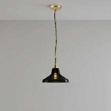 Load image into Gallery viewer, School Pendant Light in Detail.

