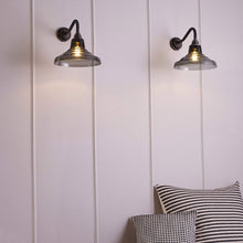 Load image into Gallery viewer, School Wall Light in Detail.
