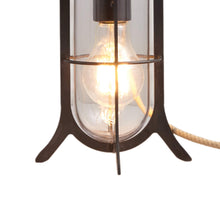 Load image into Gallery viewer, Ship&#39;s Hook Table Lamp in Detail.
