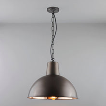 Load image into Gallery viewer, Spun Reflector Pendant Light in Detail.
