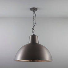 Load image into Gallery viewer, Spun Reflector Pendant Light in Detail.
