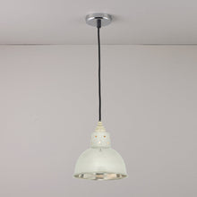 Load image into Gallery viewer, Spun Reflector Pendant Light with Cord Grip Lampholder in Detail.
