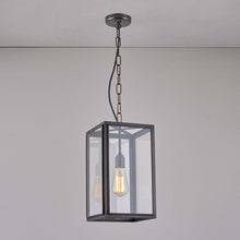 Load image into Gallery viewer, Square Pendant Light in Detail.
