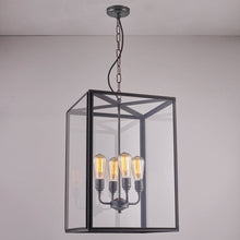 Load image into Gallery viewer, Square Pendant Light in Detail.
