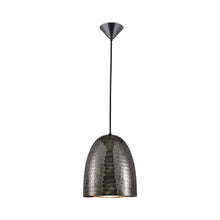 Load image into Gallery viewer, Stanley Pendant Light in Black Hammered Nickel (Medium).
