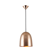 Load image into Gallery viewer, Stanley Pendant Light in Hammered Copper (Medium).
