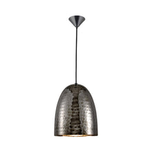 Load image into Gallery viewer, Stanley Pendant Light in Black Hammered Nickel (Large).
