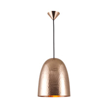 Load image into Gallery viewer, Stanley Pendant Light in Hammered Copper (Large).
