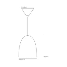 Load image into Gallery viewer, Stanley Pendant Light - line drawing.
