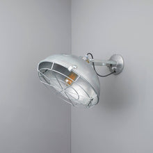 Load image into Gallery viewer, Steel Working Wall Light in Detail.
