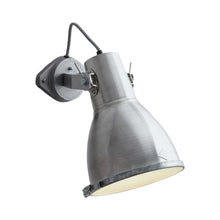Load image into Gallery viewer, Stirrup Wall Light in Natural Aluminium (7.5-Inch/Etched Glass).
