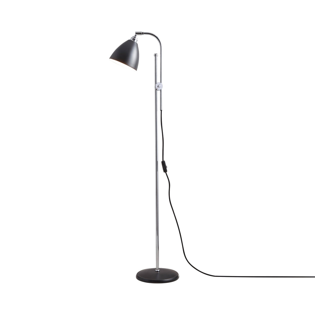 Task Floor Lamp in Black.