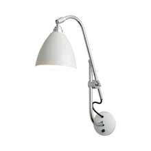 Load image into Gallery viewer, Task Swing-Arm Wall Light in Putty Grey.
