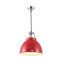 Load image into Gallery viewer, Titan Pendant Light in Red/White (Small/No Glass).
