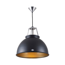 Load image into Gallery viewer, Titan Pendant Light in Black/Bronze (Medium/No Glass).
