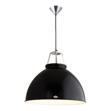 Load image into Gallery viewer, Titan Pendant Light in Black/White (Large/No Glass).
