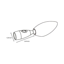 Load image into Gallery viewer, Vortex LED Wall Light - line drawing.
