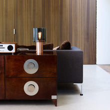 Load image into Gallery viewer, Walter Table Lamp in living room.
