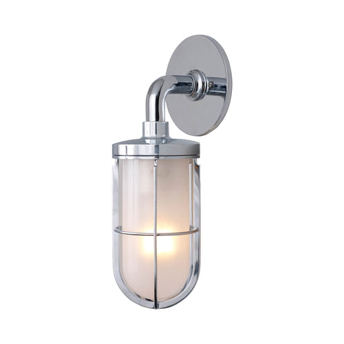 Weatherproof Ship's Well Glass Wall Light.