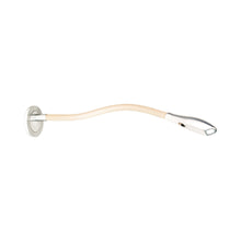 Load image into Gallery viewer, Zonda Escutcheon LED Wall Light in Clear Anodised/Off White.
