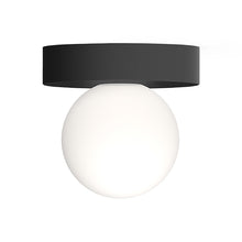 Load image into Gallery viewer, Bola Sphere LED Flush Mount Ceiling Light in Matte Black (4-Inch).
