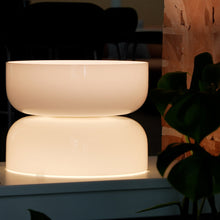 Load image into Gallery viewer, Totem LED Table Lamp in living room.
