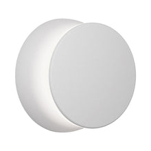Load image into Gallery viewer, Totem Puck LED Wall Light in Grey/Grey.
