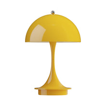 Load image into Gallery viewer, Panthella 160 LED Portable Table Lamp in Opaque Yellow (Polymer).
