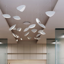 Load image into Gallery viewer, Papillons™ Swag LED Pendant Light in office.
