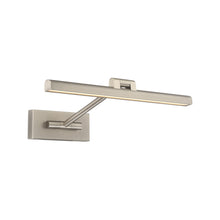 Load image into Gallery viewer, Reed LED Swing Arm Light in Brushed Nickel (Large).

