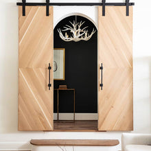 Load image into Gallery viewer, Antler Chandelier in living room.
