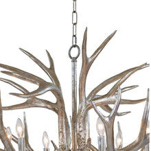 Load image into Gallery viewer, Antler Chandelier in Detail.
