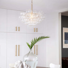 Load image into Gallery viewer, Bubbles Chandelier in living room.
