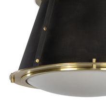 Load image into Gallery viewer, French Flush Mount Ceiling Light in Detail.
