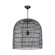 Load image into Gallery viewer, Fresco Pendant Light in Black.
