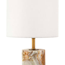 Load image into Gallery viewer, Jade Table Lamp in Detail.
