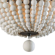 Load image into Gallery viewer, Malibu Flush Mount Ceiling Light in Detail.
