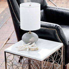 Load image into Gallery viewer, Mini Orb Table Lamp in living room.
