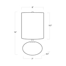 Load image into Gallery viewer, Mini Orb Table Lamp - line drawing.
