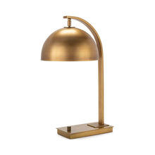 Load image into Gallery viewer, Otto Table Lamp in Natural Brass.
