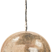 Load image into Gallery viewer, Pierced Pendant Light in Detail.
