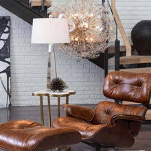 Load image into Gallery viewer, Poppy Chandelier in living room.
