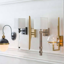 Load image into Gallery viewer, Redford Wall Light in living room.
