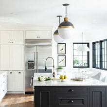 Load image into Gallery viewer, Sigmund Pendant Light in living room.
